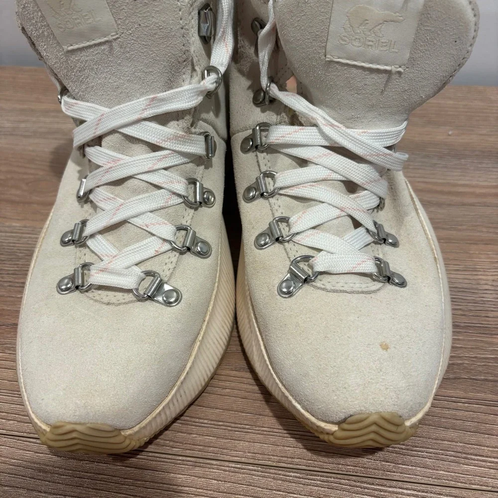 Sorel Out N About III Conquest Waterproof Boots Womens Sea Salt 9